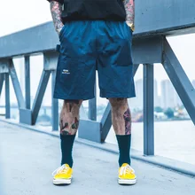 Летние Новые простые рабочие шорты с буквенным принтом, мужские уличные шорты для скейтборда