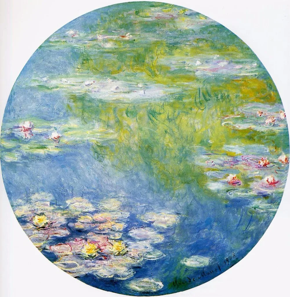 

100% handmade landscape oil painting reproduction on linen canvas,water-lilies-35 by claude monet,FREE dhl Shipping,top quality