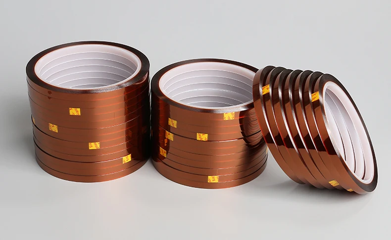 3d printer heat plate resistant high temperature polyimide adhesive insulation solder mask 3mmx33m thickness 0.05 1pcs