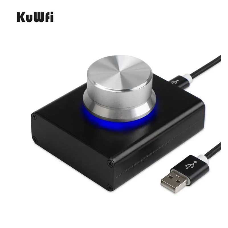 

USB Volume Control Computer Speaker Audio Volume Controller Adjuster with One Key Mute Support Win7/8/10/XP/Mac/Vista Android