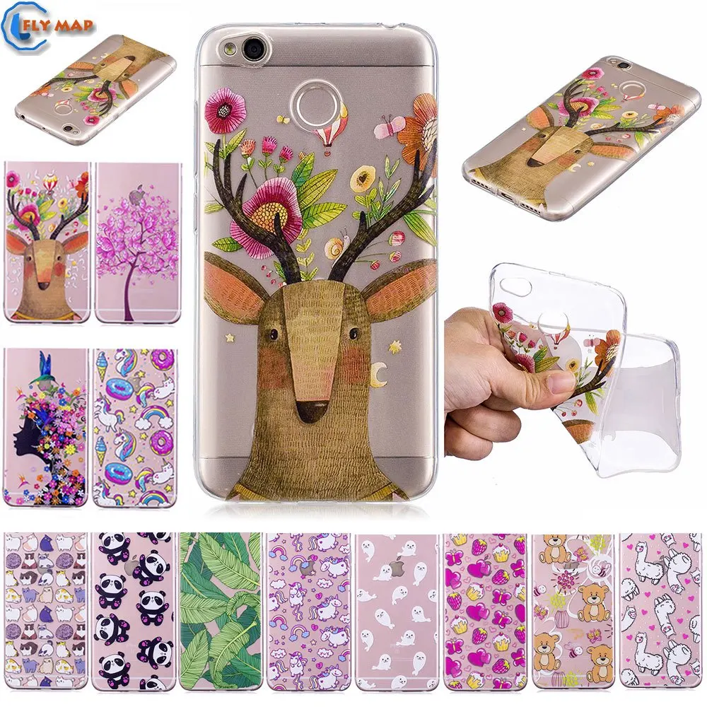 Fitted Case for Xiaomi Redmi 4X Redmi4X Soft TPU Silicone Protector Cover Mobile Phone Coque 4 X Red MI Capa |