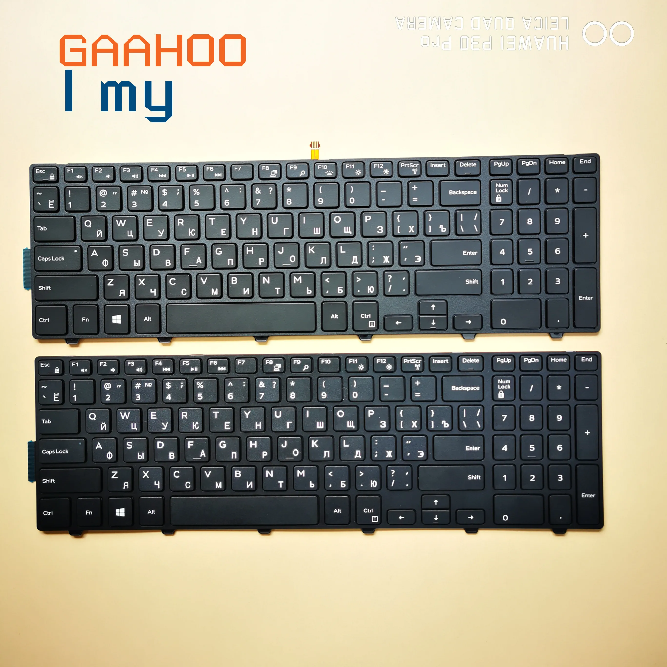 Русская клавиатура для Dell Inspiron 15 3000 5000 3541 3542 3543 5542 5545 5547 7559 5577 V3558 V3559 5759