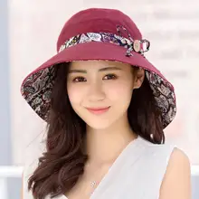 Летняя женская шляпа от солнца с супер большими полями, модная шляпа с принтом, шляпа с защитой от ультрафиолета, Пляжная складная шляпа