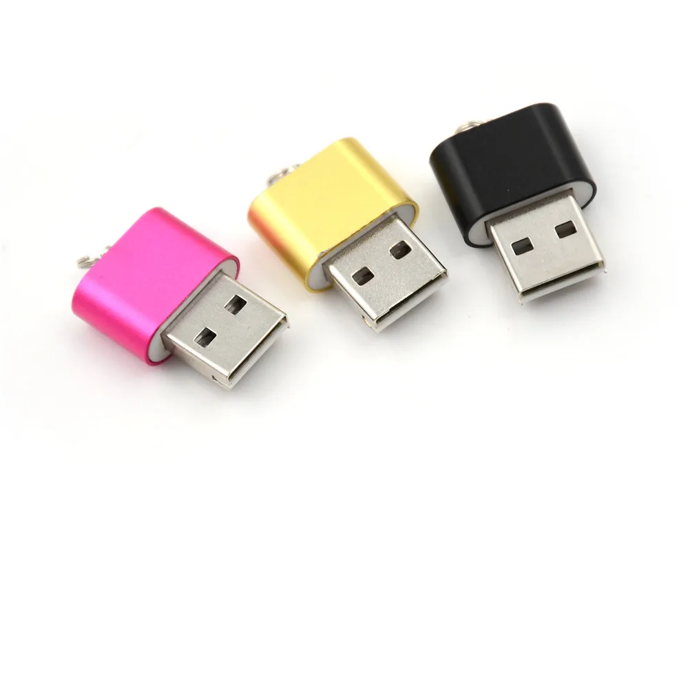 Мини-размер высокоскоростной USB 2,0 Micro SD TF T-Flash считыватель карт памяти Адаптер для планшетов/телефонов 480 Мбит/с USB 2,0 OTG адаптер