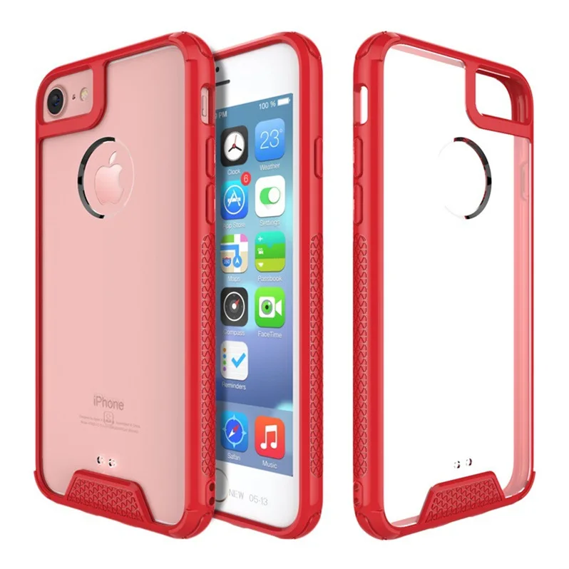 phoneyesong Corners Airbag Shock-proof Case For Iphone 5 6 7 8 Plus FOR Xiaomi Huawei acrylic |