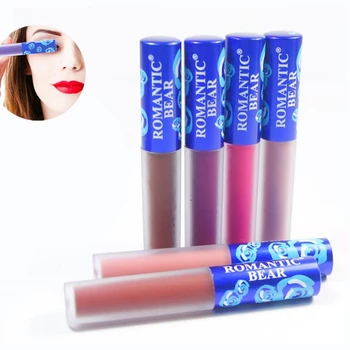 

New Brand Velvet Makeup Matte Lip Gloss Long Lasting Moisturizing Sweet Tast Lipgloss,Cosmetics Lip Color,Lip Stain ,Lips