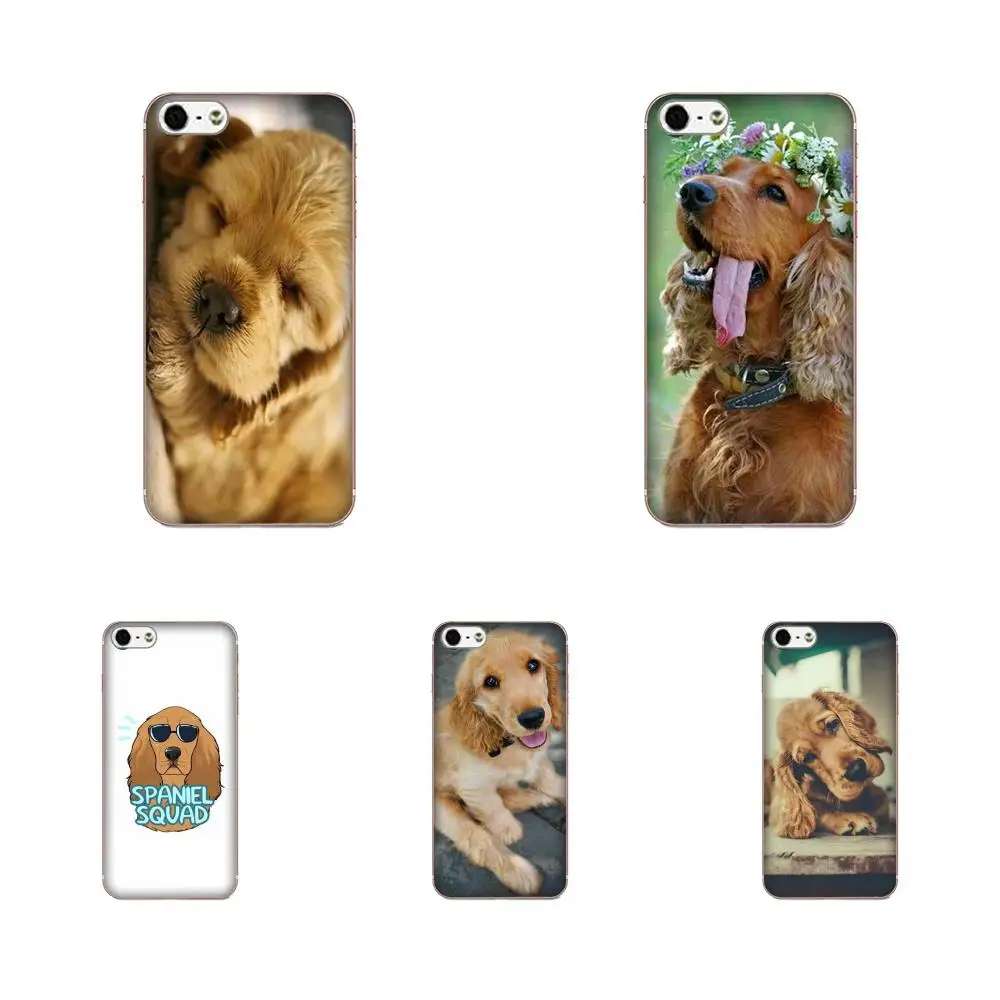 Милый чехол из ТПУ для Galaxy J1 J2 J3 J330 J4 J5 J6 J7 J730 J8 2015 2016 2017 2018 mini Pro Cocker Spaniels мягкие