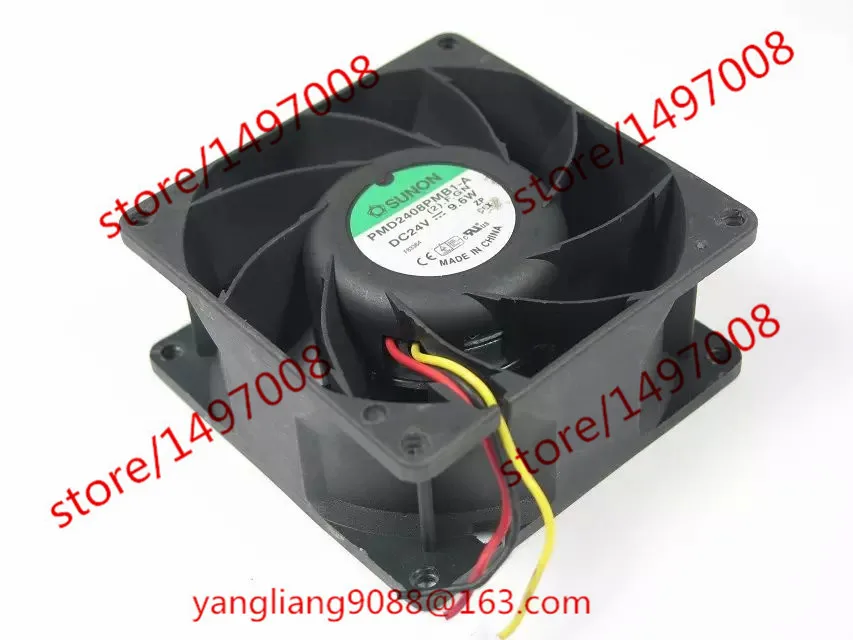 

SUNON PMD2408PMB1-A (2).F.GN DC 24V 9.6W 80x80x38mm Server Cooler Fan