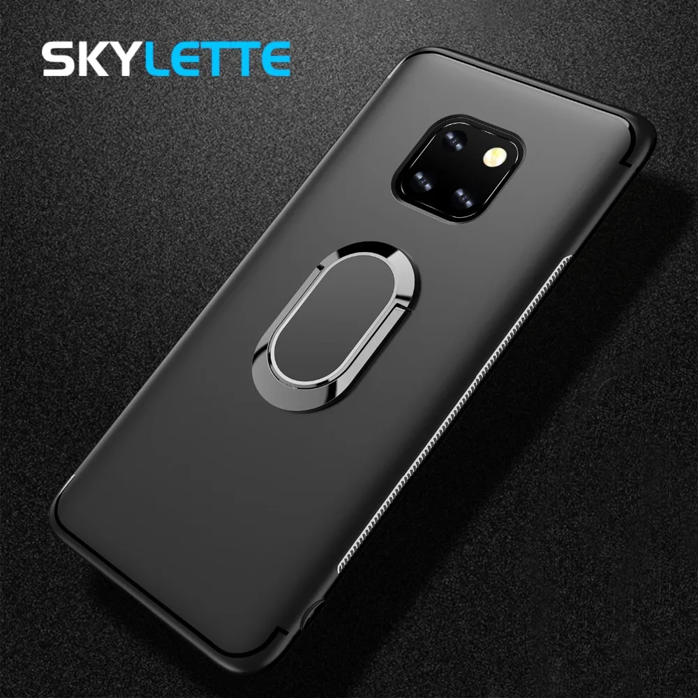 

Mobile Phone Case For Huawei Rotating Car Bracket Ring Magnetism Adsorption Holder Protective Cover For Mate 10 20 Pro Lite