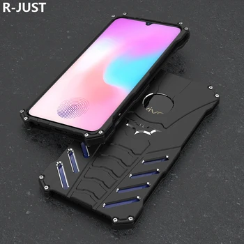 

R-just For Vivo X21S Cover Case Luxury Hard Metal Aluminum Alloy Shockproof Armor Bumper Phone Case for Vivo X21S Back Cover
