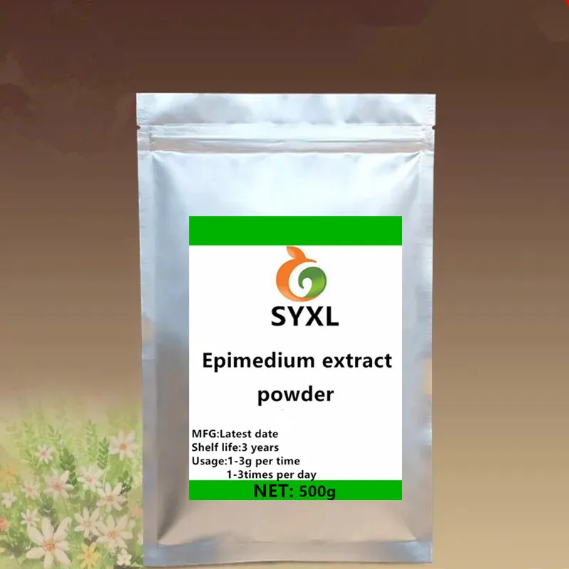 100 г-1000 г Инь Ян хуо epimedium экстракт рога козы epimedii Folium Epimedium Порошок Листьев 20:1