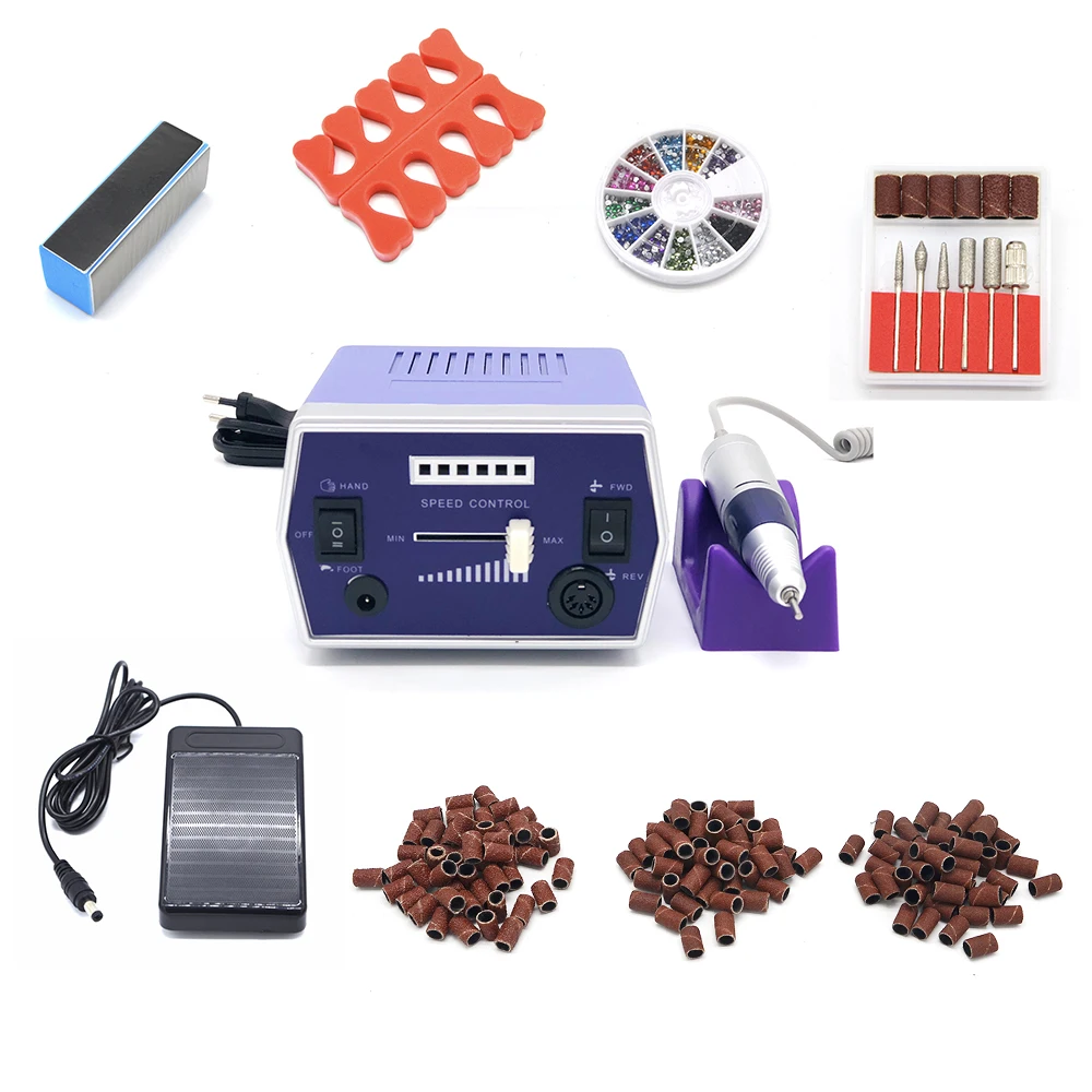 

Nail Salon Tool Belle 30000 RPM Overheat&Vibration Professional Improved Electric Nail File Drill Set for Manicure Pedicure