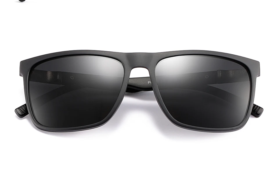 UNIEOWFA мужские матовые синие TR90 солнцезащитные очки мужские Поляризованные квадратные вождения солнцезащитные очки для мужчин Polaroid UV400 очки фирменный дизайн