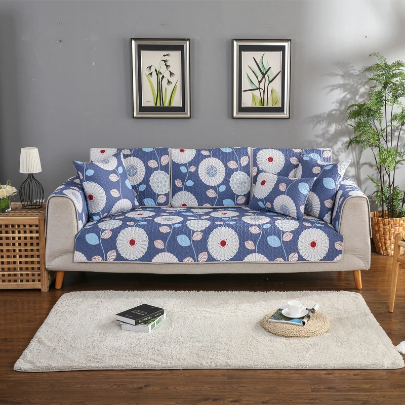 AILAQI 100% Cotton Modern Flower Sofa Sover Box Puzzle