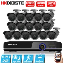 Security Camera System 16ch AHD 1080P CCTV System 1080P CCTV Camera 2.0MP Camera Surveillance System Kit Camaras Seguridad Home