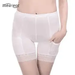Meaneor мягкие Летние леггинсы новые модные однотонные штаны толстый тонкий Для женщин Legins короткие кружевные эластичные летние Для женщин