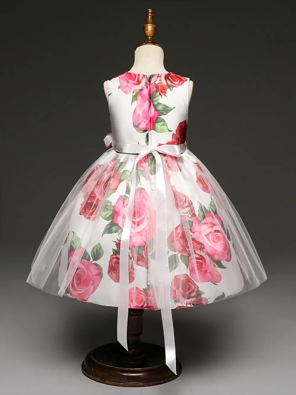 Платье для девочек с цветочным принтом; кружевное розовое платье принцессы для девочек; одежда для маленьких девочек для свадебной вечеринки; летняя одежда; vestidos de fiestas infantil menina