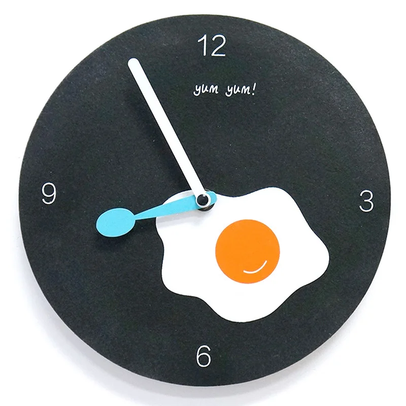 u pick 2015 new design felt silent wall clock fashion creative cute