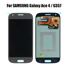 AMOLED для samsung Galaxy Ace 4 ЖК-дисплей сенсорный экран дигитайзер в сборе для samsung Ace4 G357 G357F G357FZ G357 ЖК-экран