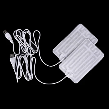 

5V 8x13cm USB Heating Pads for DIY USB Heated Gloves Warm Mouse Pads for Heat your Foot Knees Carbon fiber Heated Health Care