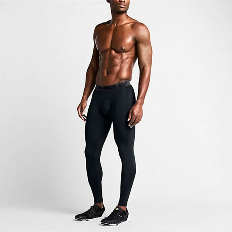 

Outdoor Men running Tights pant elastic Compression Pant Gym Fitness Trousers basketball Jogging Leggings New Training Sweatpant