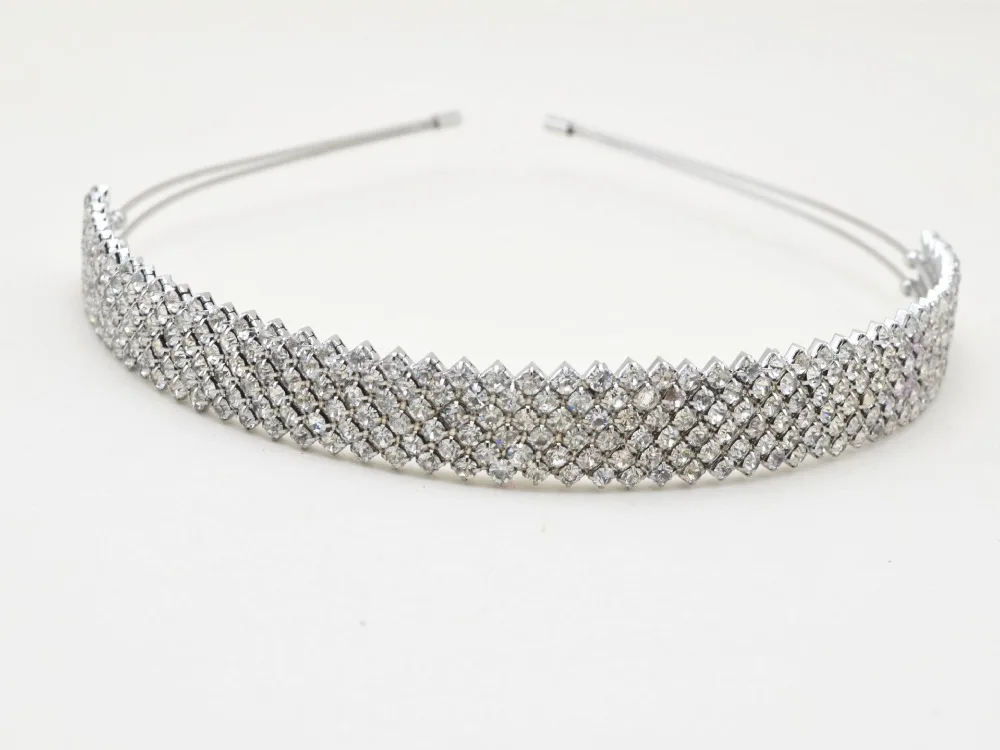 Diarios de noiva Tiaras e Coroas de Strass Casamento Acessorios Para o Cabelo Hairbands Headbands Cabelo De Noiva Jóia Do Cabelo Do Casamento (4)