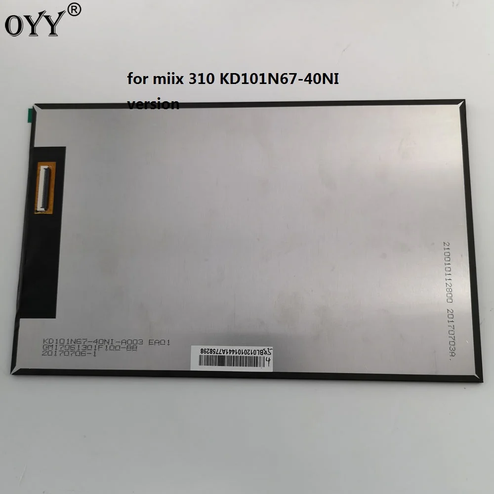 10.1 Inch Lcd Screen Display Matrix Replacement Parts For Lenovo