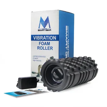 

33cm*14cm Electric Vibration EVA Foam Roller Floating Point Fitness Massage Roller 3 Speed Adjustable for Physical Therapy