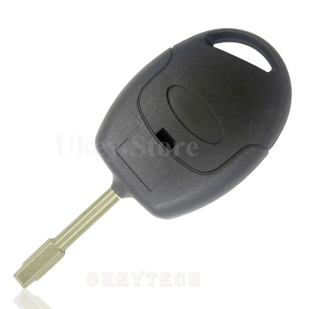 OkeyTech 3 Buttons Auto Replacement Remote Key Fob 433MHz 4D60 Chip For Ford Mondeo Focus Transit Full Complete Key Car Remotkey