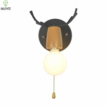 

Nordic modern wall lamp bathroom kitchen living room Bedroom toilet cafe loft Luminaire glass hanging light fixtures