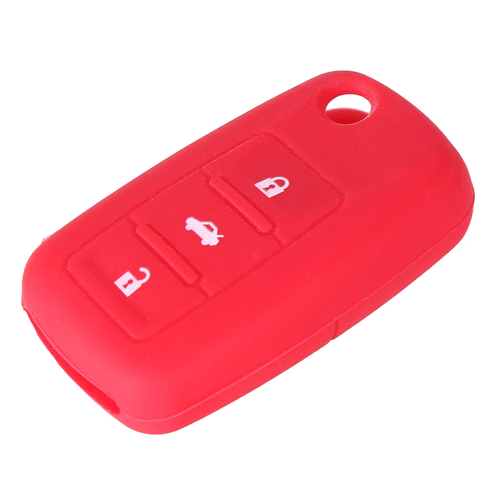 Силиконовый чехол KEYYOU с 3 кнопками для VW Volkswagen Golf Jetta Polo Beetle Passat Rabbit MK4 MK5 5 R32|Футляр