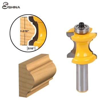 

1PC 1/2-Inch Shank Stile Finger Joint Glue Router Bit Cone Tenon Woodwork Cutter Power Tools Concave nose line knife