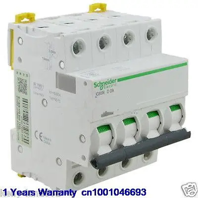 

DHL/EUB 5pcs NEW Original for Schneider IC65N 4P D2A Breaker 15-18