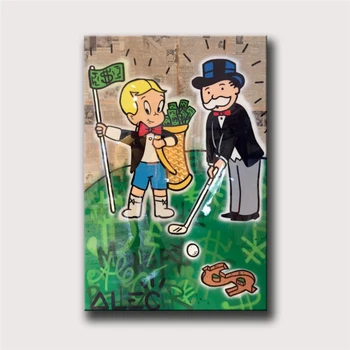 

Alec Monopolys Goyard Golf HD Wall Art Canvas Poster Print Canvas Painting Decorative Picture for Office Living Room Home Decor