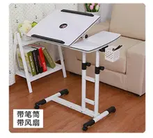 High quality (48*20)*40cm Laptop Desk Movable Anti-Slip Notebook Computer table with pen case & fan