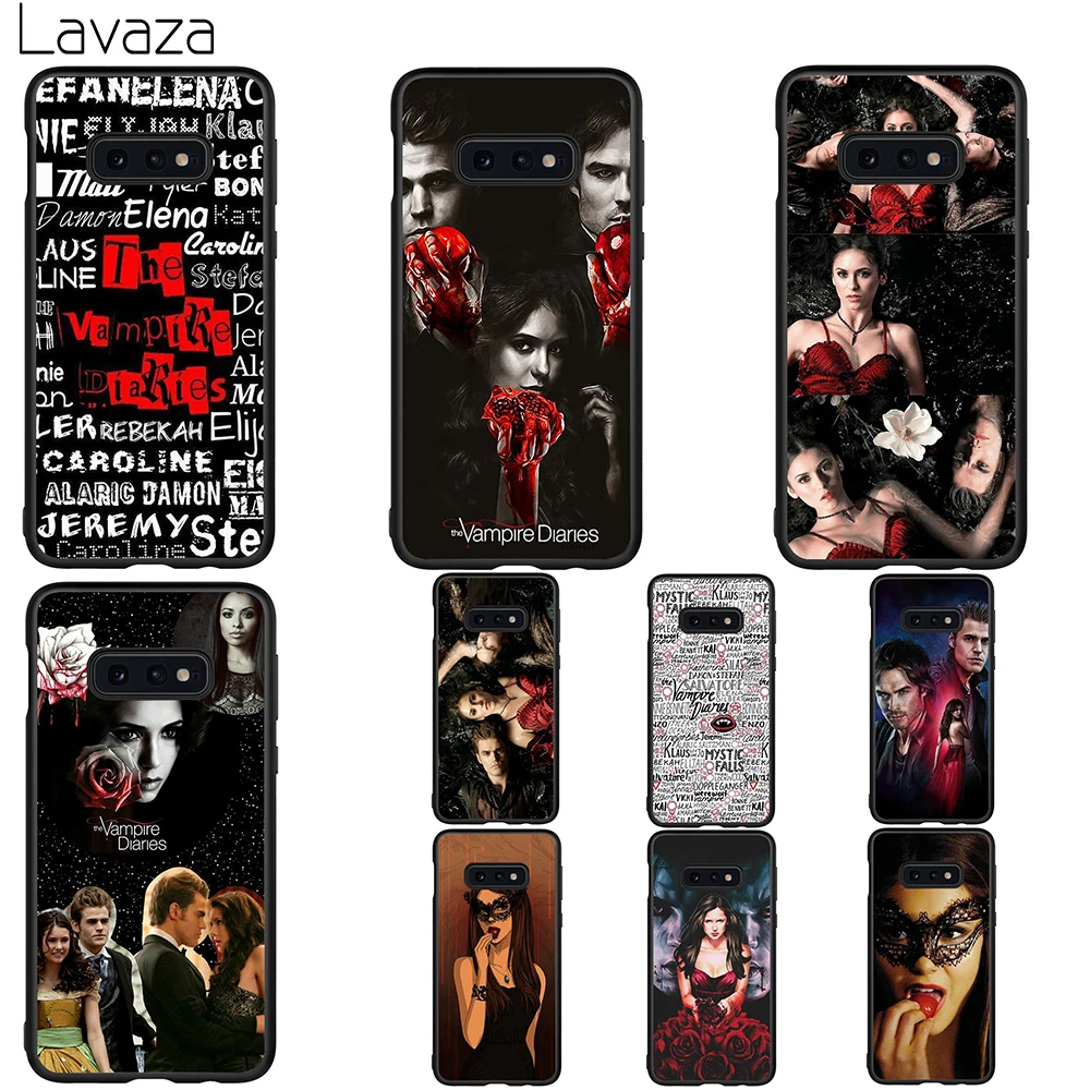 Мягкий чехол Lavaza Дневники вампира для Galaxy A3 A5 2016 2017 A6 plus A7 A8 A9 J6 2018 A10 30 40 50 70 |
