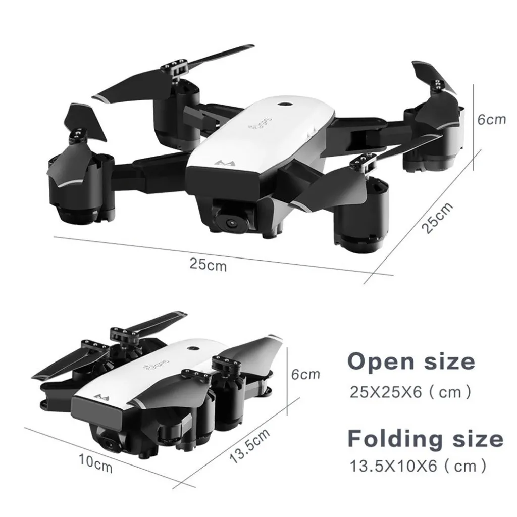 SMRC S20 Дрон gps FOLLOW ME 1080P камера HD wifi FPV складной Квадрокоптер для селфи низкая мощность возврат видео игрушки для мальчика