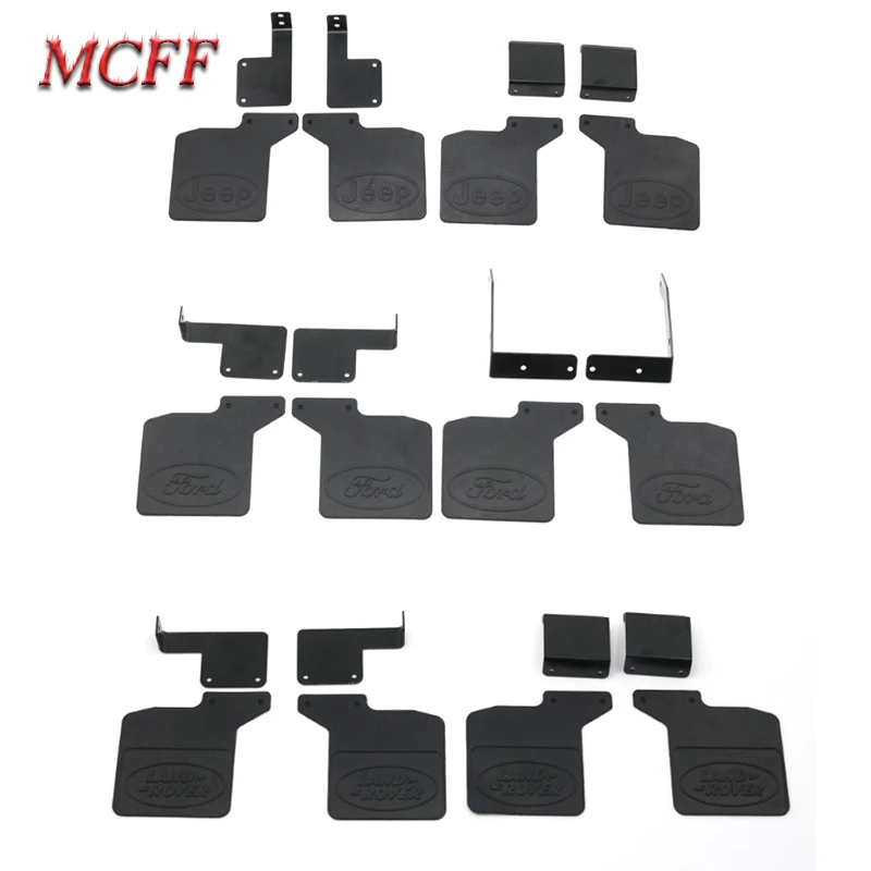 

Front & Rear Mud Flaps Fender Mudguard for 1:10 RC Rock Crawler Truck TRAXXAS TRX-4 TRX4 Land Rover Jeep Ford