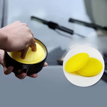 

Do Promotion! 12pcs Car Waxing Polishing Sponge Pad Round Care Tool Accessories Buffing Foam