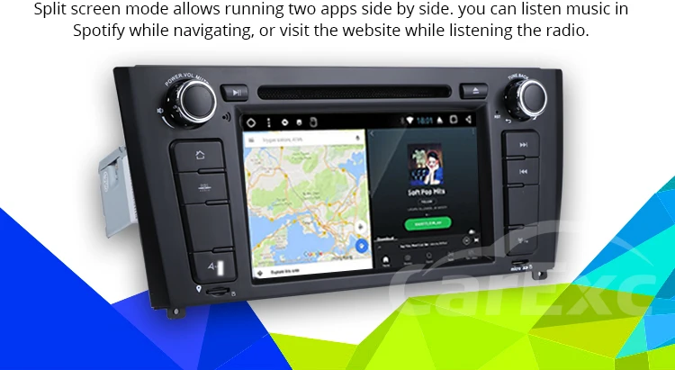 Perfect Android 9.0 Quad Core Car DVD Player For BMW E81/E82/E88 1 Series With Canbus GPS Wifi   Bluetooth Radio 9
