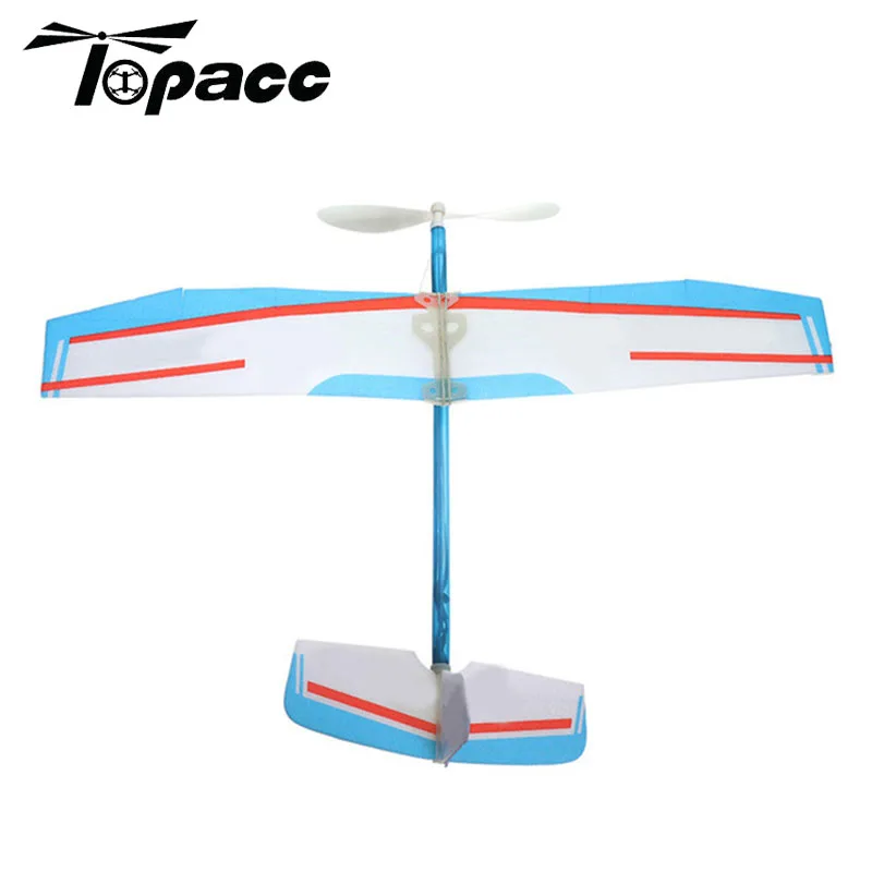 

Assemble Toy Kit Elastic Rubber Band Powered Airplane DIY Propeller Plane Aircraft Model Outdoor Sports Children Kids Toy