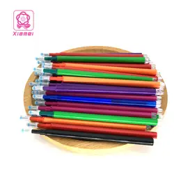 Xiamei 20шт стираемая гелевая ручка заправка канцлер письма стираемые заправки для гелевых чернильных ручек ученические ручки 8 цветов