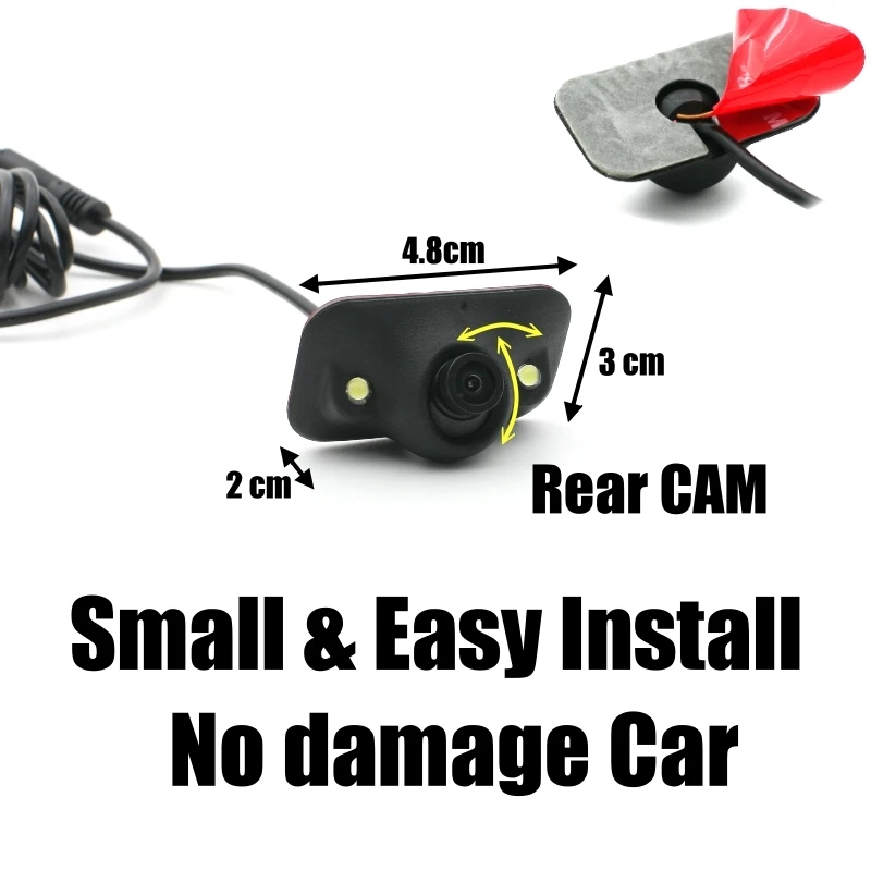 Left & Right All Car Camera Cigarette Power Variable Channel Blind Spots Invisible Areas Copilot Camera Monitor Parking System (4)