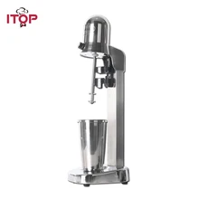 ITOP Commercial Milkshake Blender Machine 750ml Single MilkShake Mixers Maker Electric Smoothies Maker Milk Tea Shop itop electric single milkshake mixers stainless steel milkshake foam bubble tea shop smoothies maker blender machine