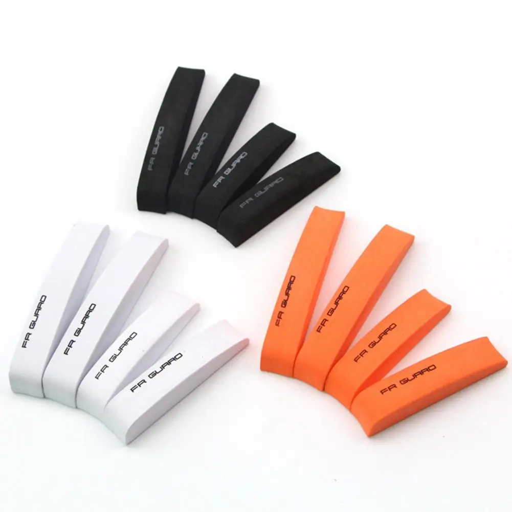 4-piece Car EVA Side Door Edge Guard Protector Protective Strip Protector Bumper Guards Emblem