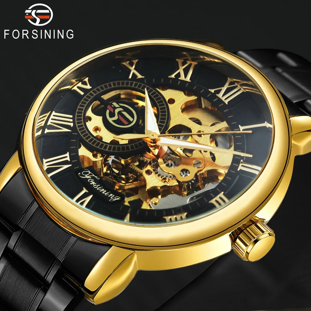 FORSINING الميكانيكية ووتش الرجال الذهبي الهيكل العظمي الطلب وعاء من الستانليس ستيل الأسود حزام رجل الساعات العلامة التجارية الأعلى فستان فاخر ... FORSINING الميكانيكية ووتش الرجال الذهبي الهيكل العظمي الطلب وعاء من الستانليس ستيل الأسود حزام رجل الساعات العلامة التجارية الأعلى فستان فاخر ...
