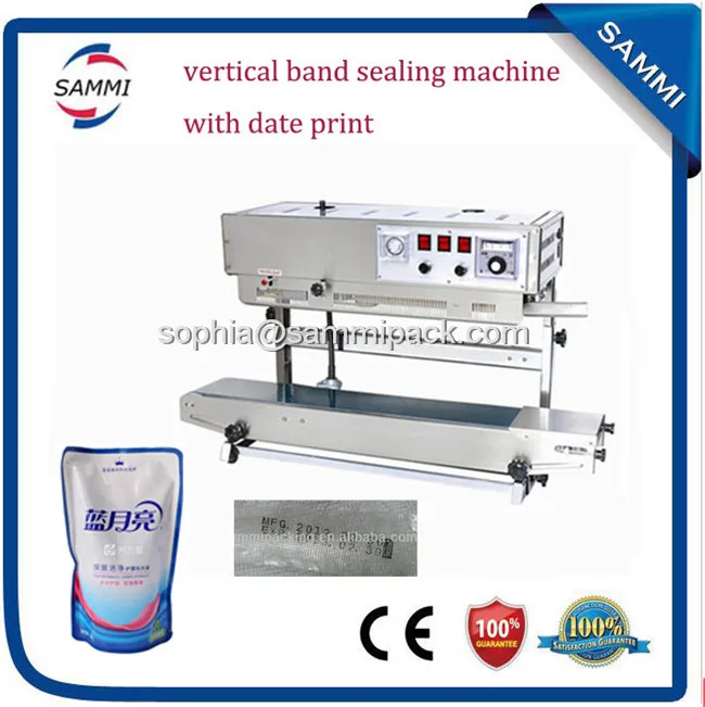 Plastic Bag Heat Sealing Machine Plastic Bag Band Sealing Machine Continuous Plastic Bag Sealer