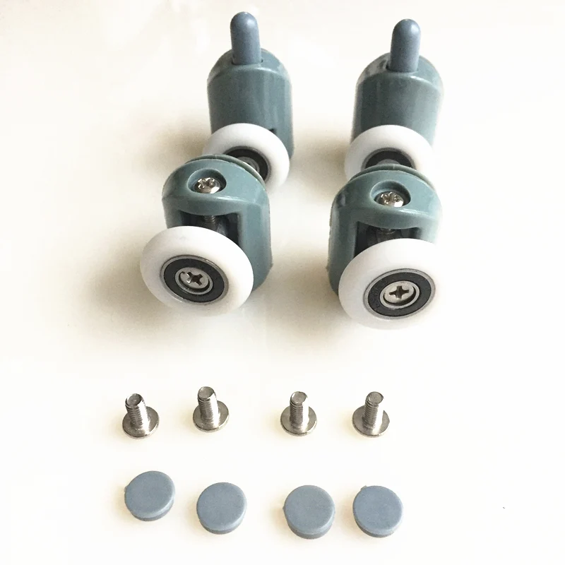 Shower roller 8pcs/set 25mm Pop Up Pulley Wheels Bearing Hardware Sliding Door Roller Shower Room Cabin Accessories Shower roller 8pcs/set 25mm Pop Up Pulley Wheels Bearing Hardware Sliding Door Roller Shower Room Cabin Accessories