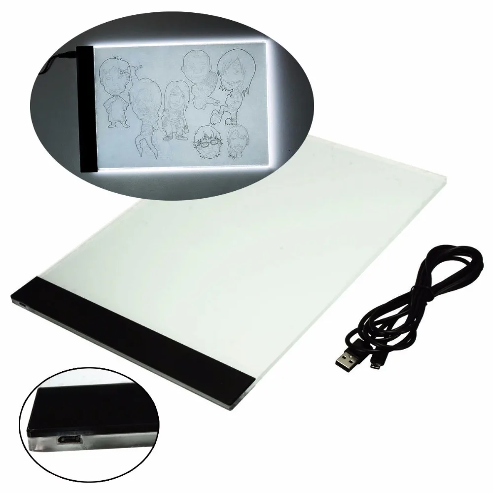 led light pad diamond painting, led tablet, light, A4, dimmable