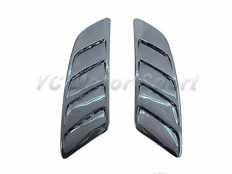 2014-2016 Ford Mustang Roush Style Heat Extractors Hood Vents CF (1).jpg